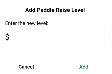 Add Paddle Raise Level