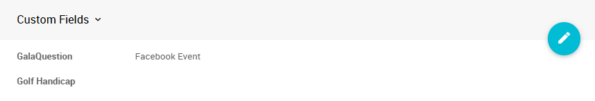 The Custom Fields section of a Guest Record