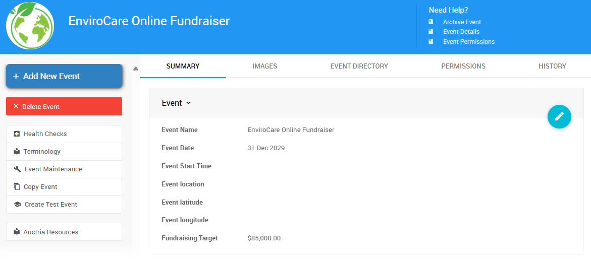 Event Details Example