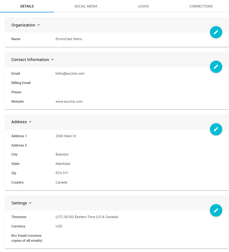 Organization Details