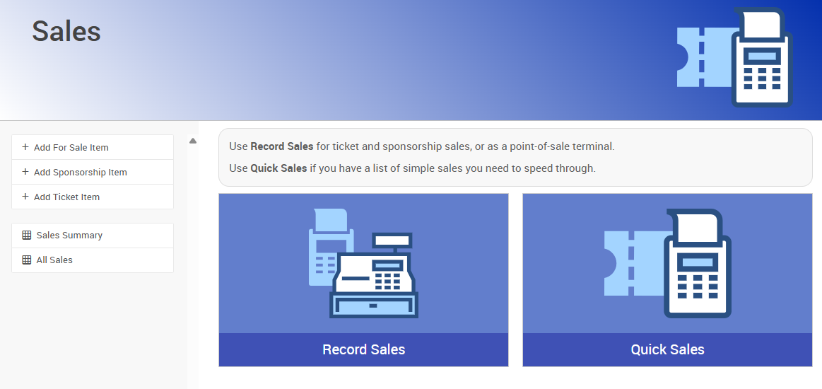 Sales Dashboard in Auctria