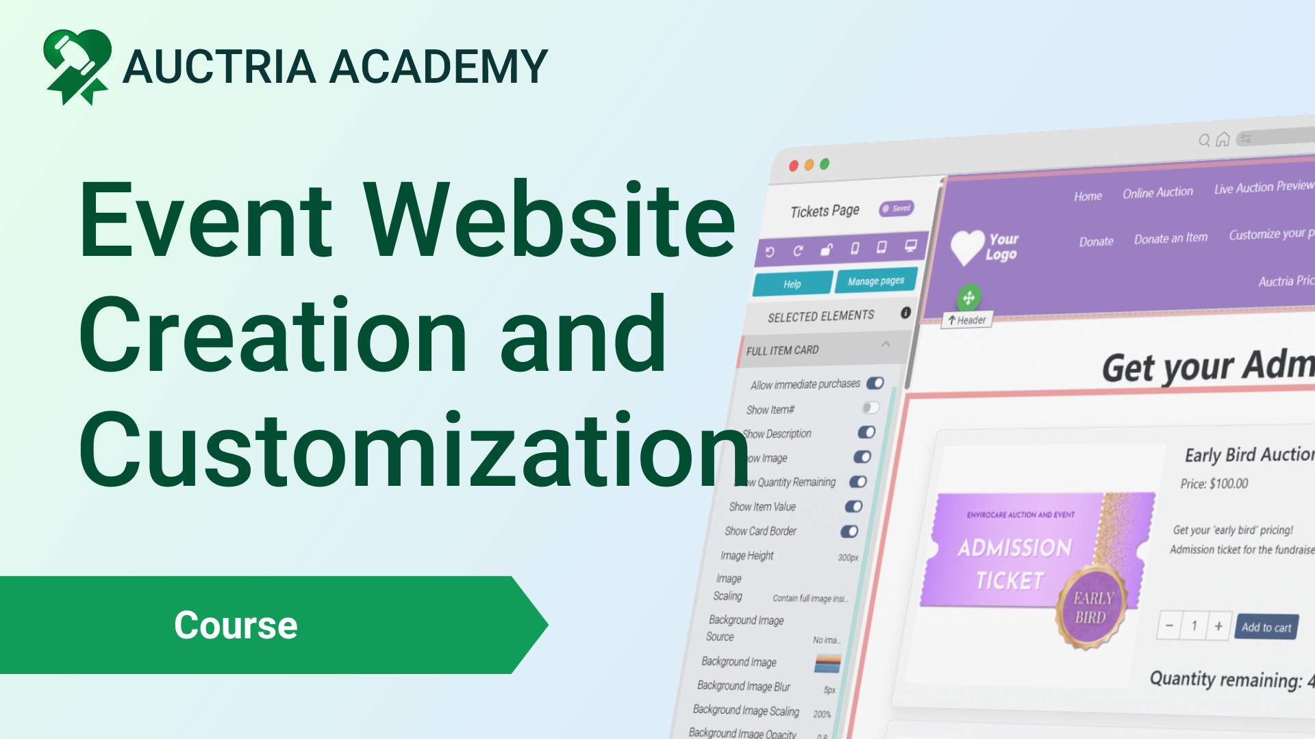 Event Website Creation and Customization